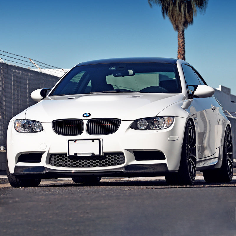 2008-2013 BMW E92 E90 E93 M3 Series 4Dr 2Dr V Style Front Bumper Lip
