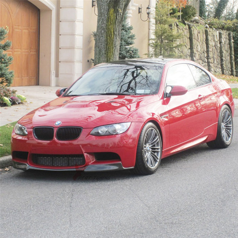 2008-2013 BMW E92 E90 E93 M3 Series 4Dr 2Dr V Style Front Bumper Lip