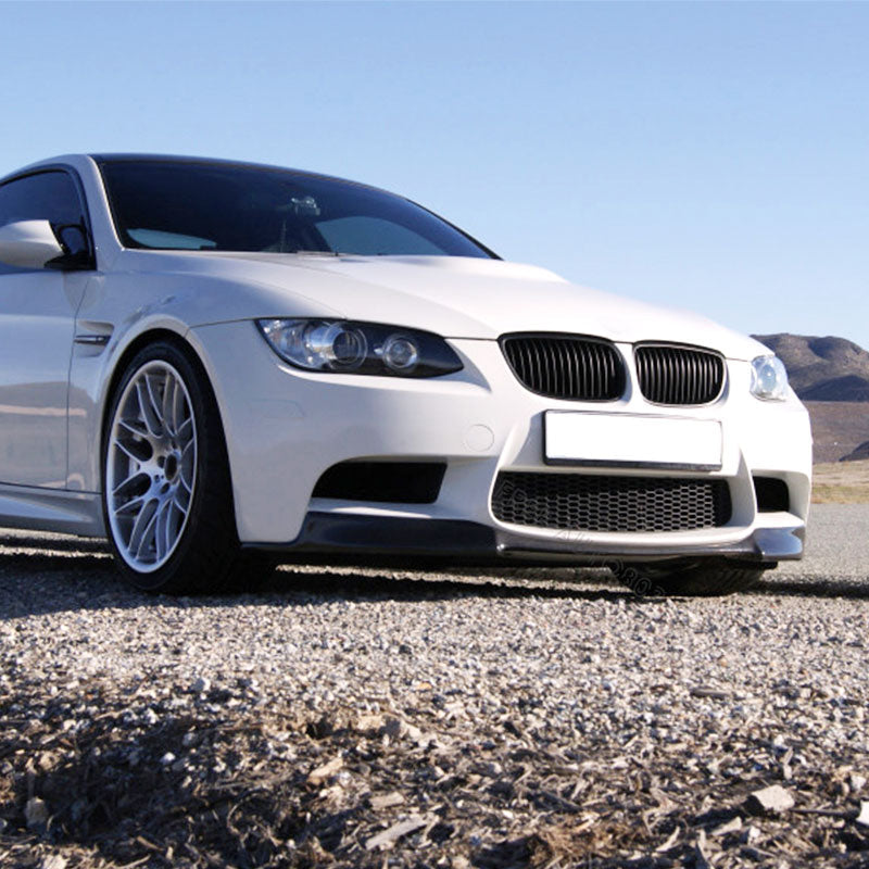 2008-2013 BMW E92 E90 E93 M3 Series 4Dr 2Dr V Style Front Bumper Lip
