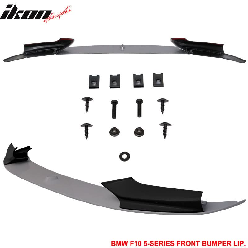 Fits 11-16 F10 Performance Front Bumper Lip Two Tone Color