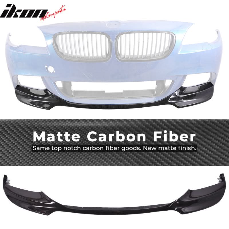 2012-2016 BMW F10 5 Series M Sport Mtech V Style Front Bumper Lip