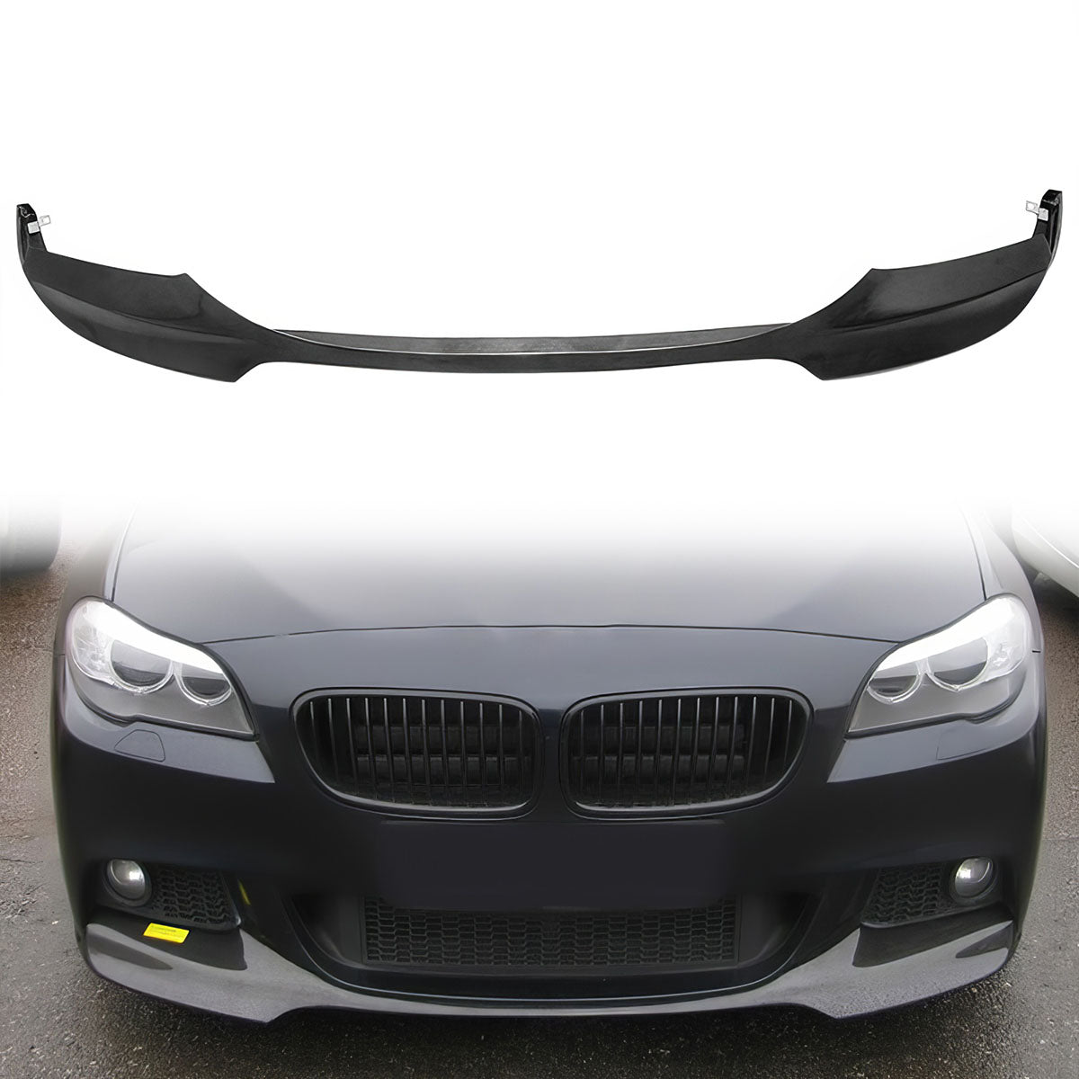 2012-2016 BMW F10 5 Series M Sport Mtech V Style Front Bumper Lip