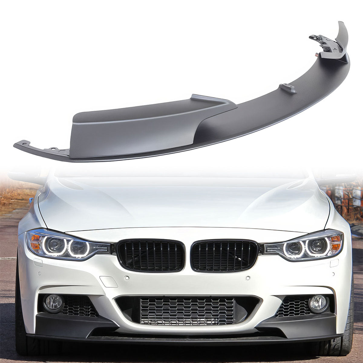 2012-2018 BMW F30 3-Series M -Sport M -Tech Front Bumper Lip  PP