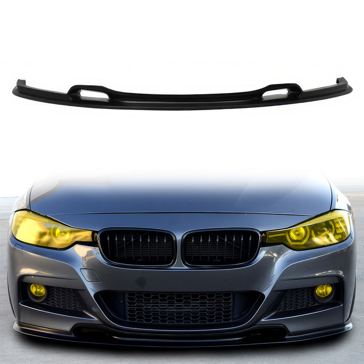 2012-2018 BMW F30 3 Series M Sport VR Style Unpainted Front Bumper Lip