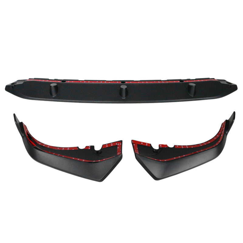 2019-2022 BMW G07 X7 M Sport Primer Front Bumper Lip Spoiler 3PC ABS