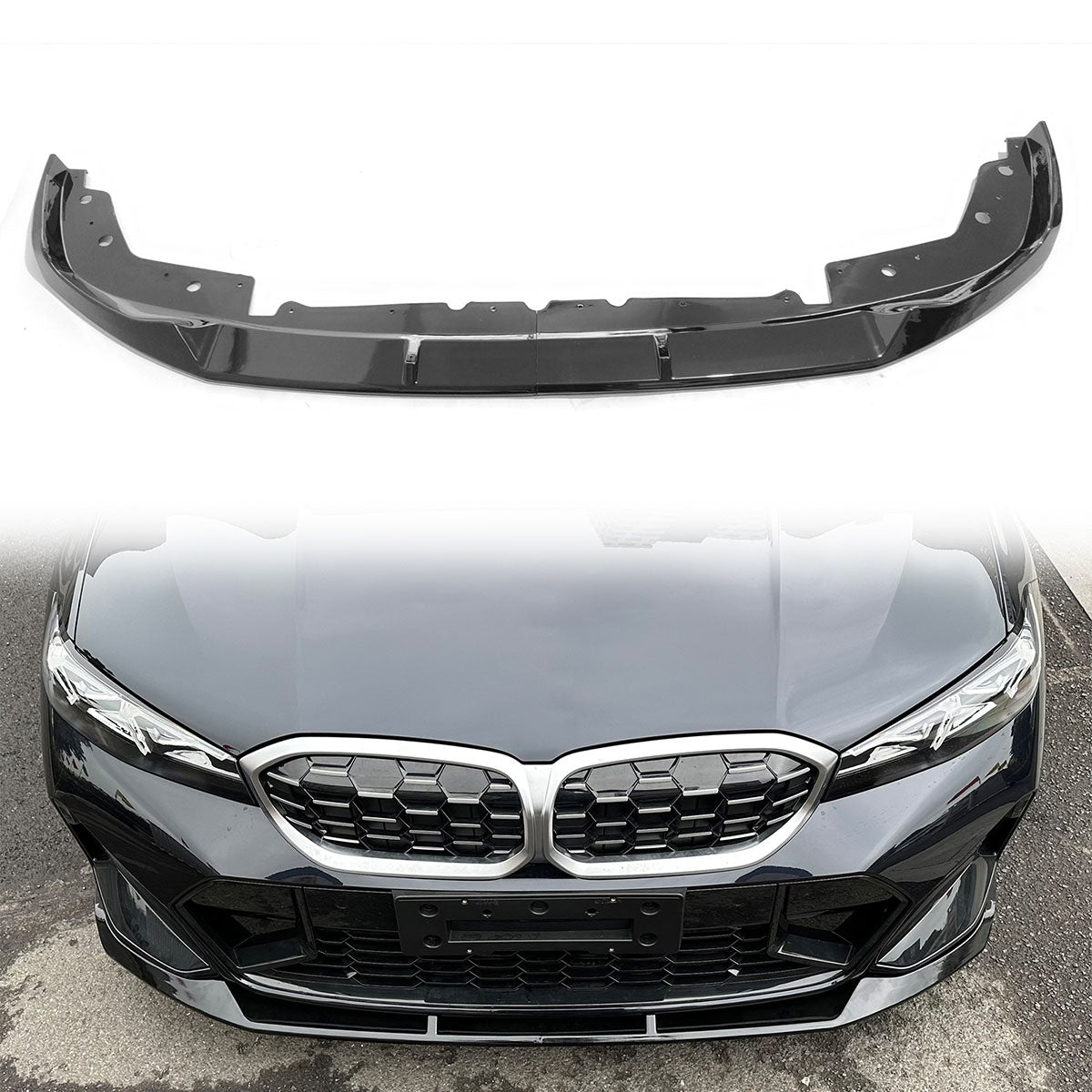 2023-2025 BMW G20 M Sport M340i Front Lip M Performance 2PC Black