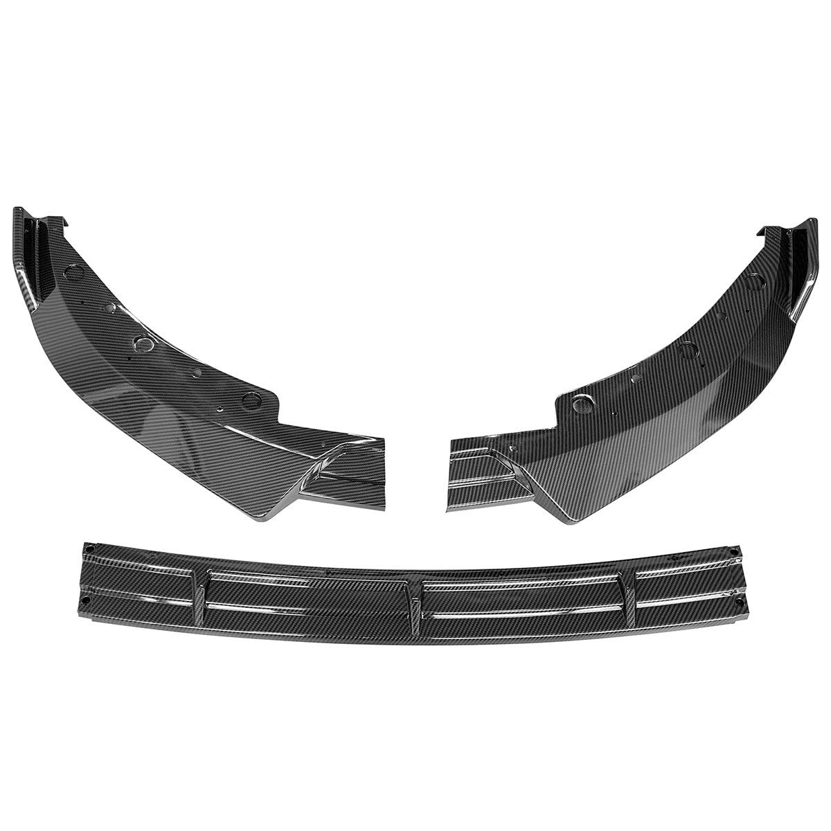 2019-2022 BMW G20 Sport Line 3PCS IKON Style Front Bumper Lip PP