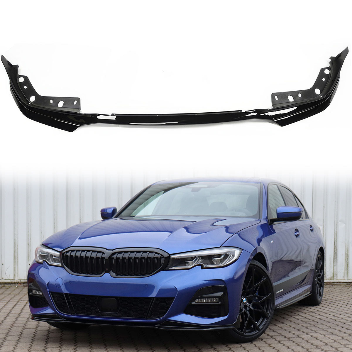2019-2022 BMW G20 3 Series M-Tech M Sport Front Bumper Lip 5PCS