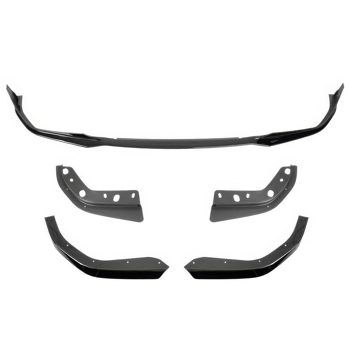 2019-2022 BMW G20 3 Series M-Tech M Sport Front Bumper Lip 5PCS
