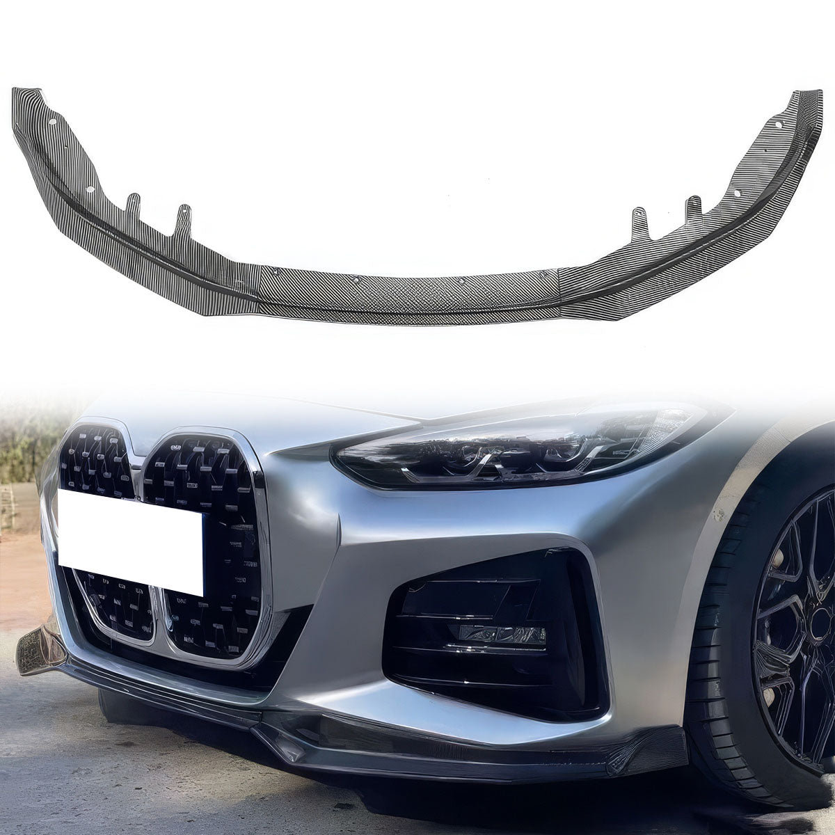 2021-2024 BMW G22 G23 4-Series M440i Front Bumper Lip PP