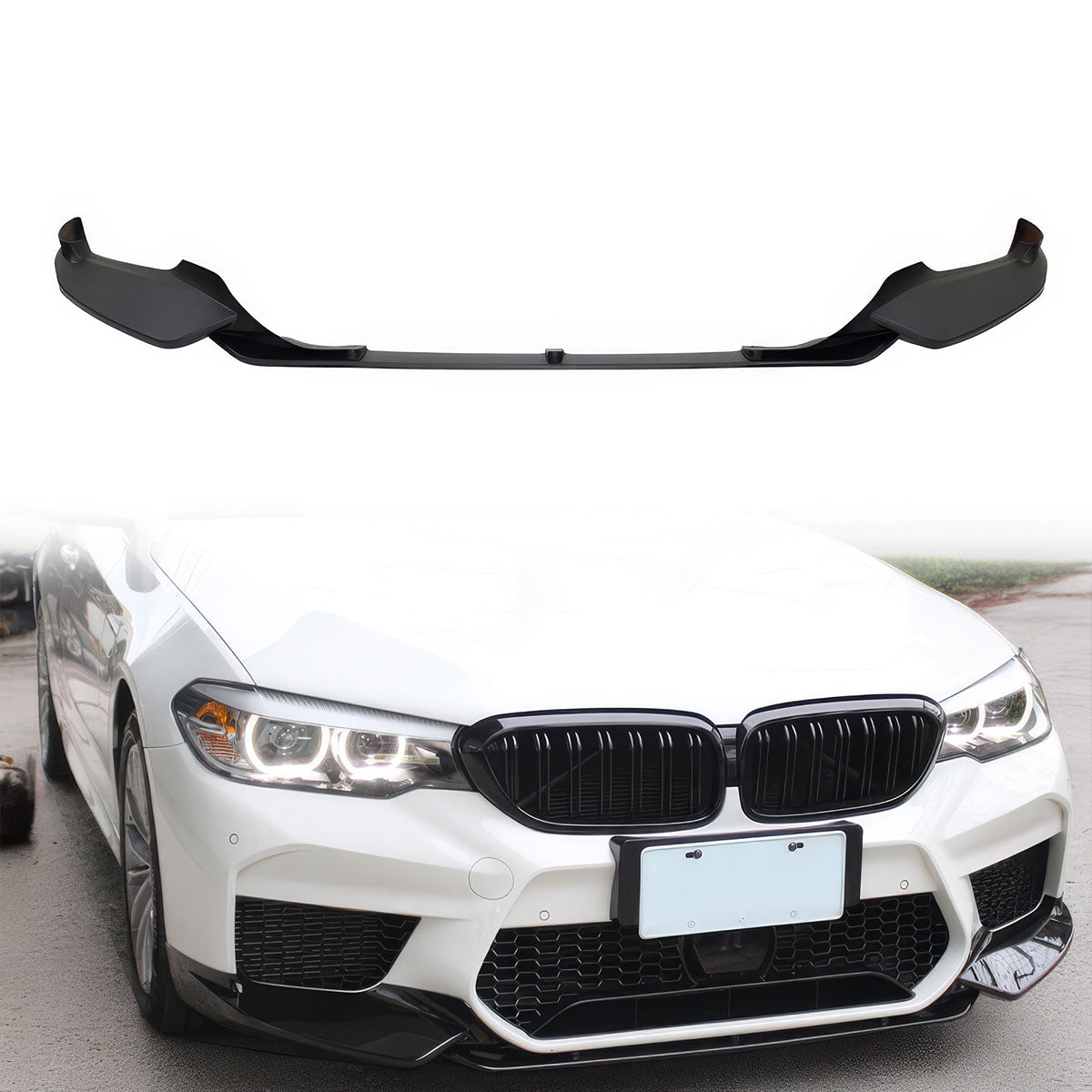 2017-2020 BMW 5 Series G30 M5 Style Unpainted Front Bumper Lip PP