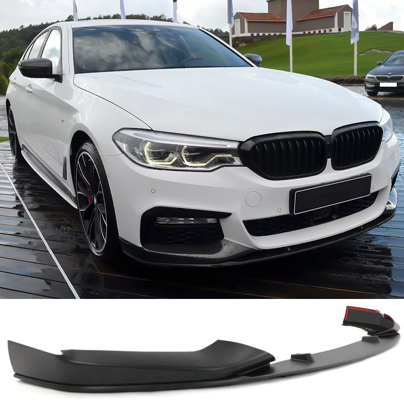 2017-2020 BMW 5 Series G30 M Sport Painted Front Bumper Lip Spoiler PP