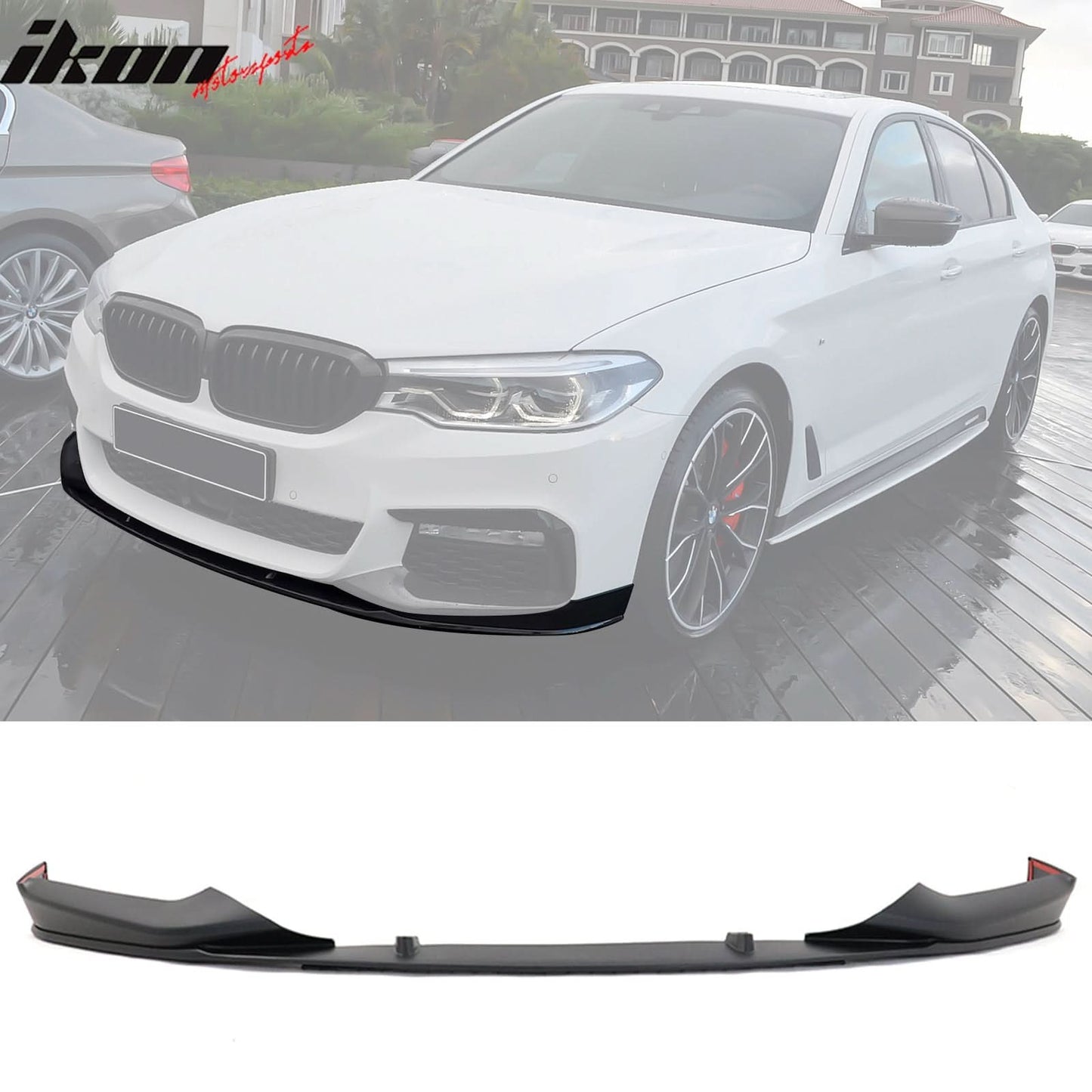 2017-2020 BMW G30 MP Style Front Lip & Side Sill & Type2 Diffuser