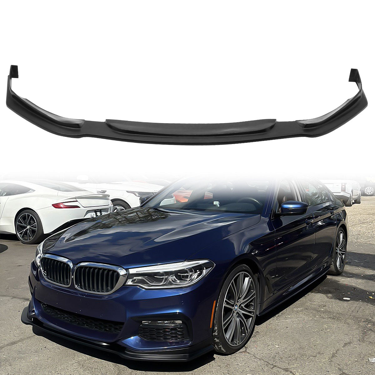 2017-2020 BMW G30 5 Series 540i M Sport Front Bumper Lip Spoiler PU