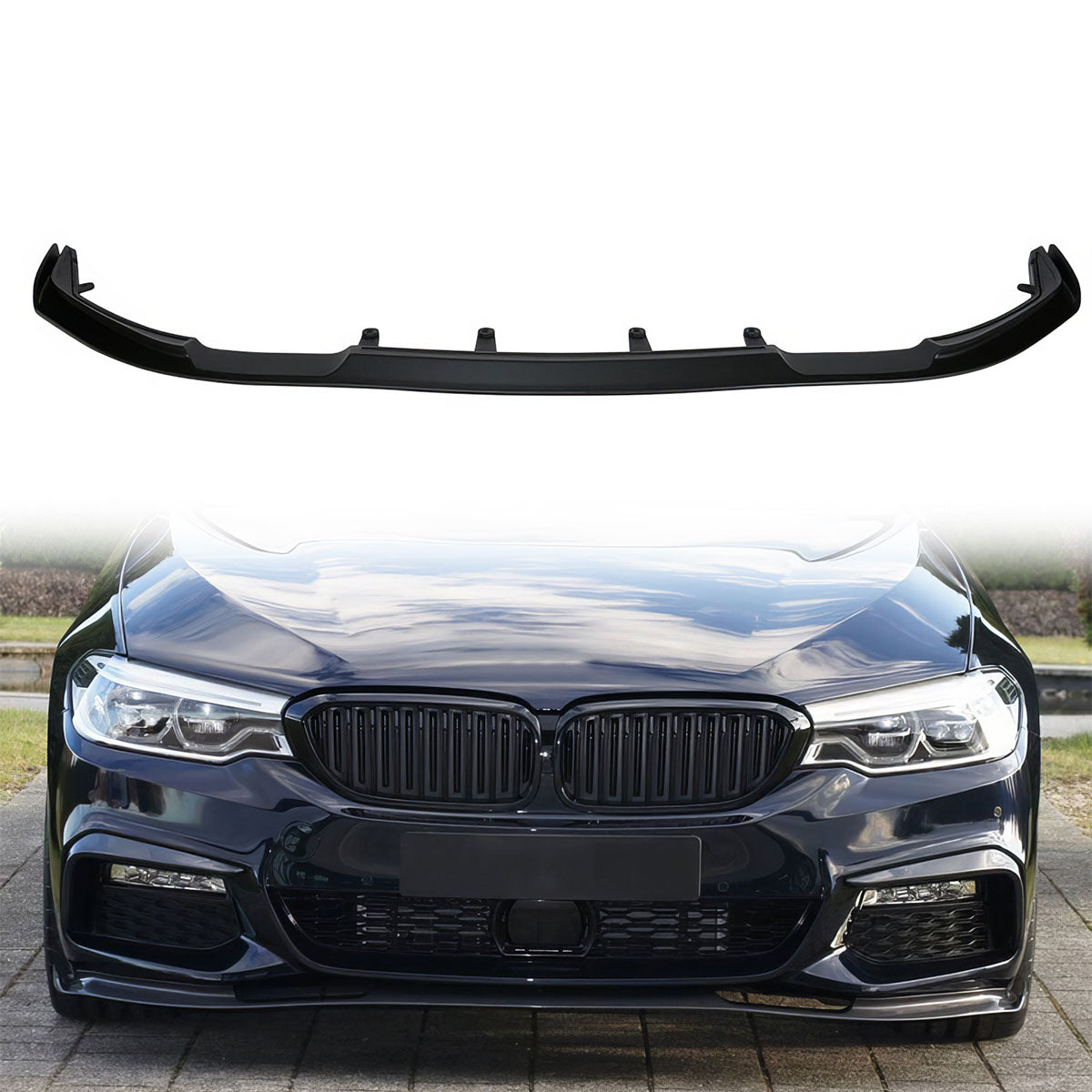 2017-2020 BMW G30 5 Series M Sport HM Painted Front Bumper Lip ABS