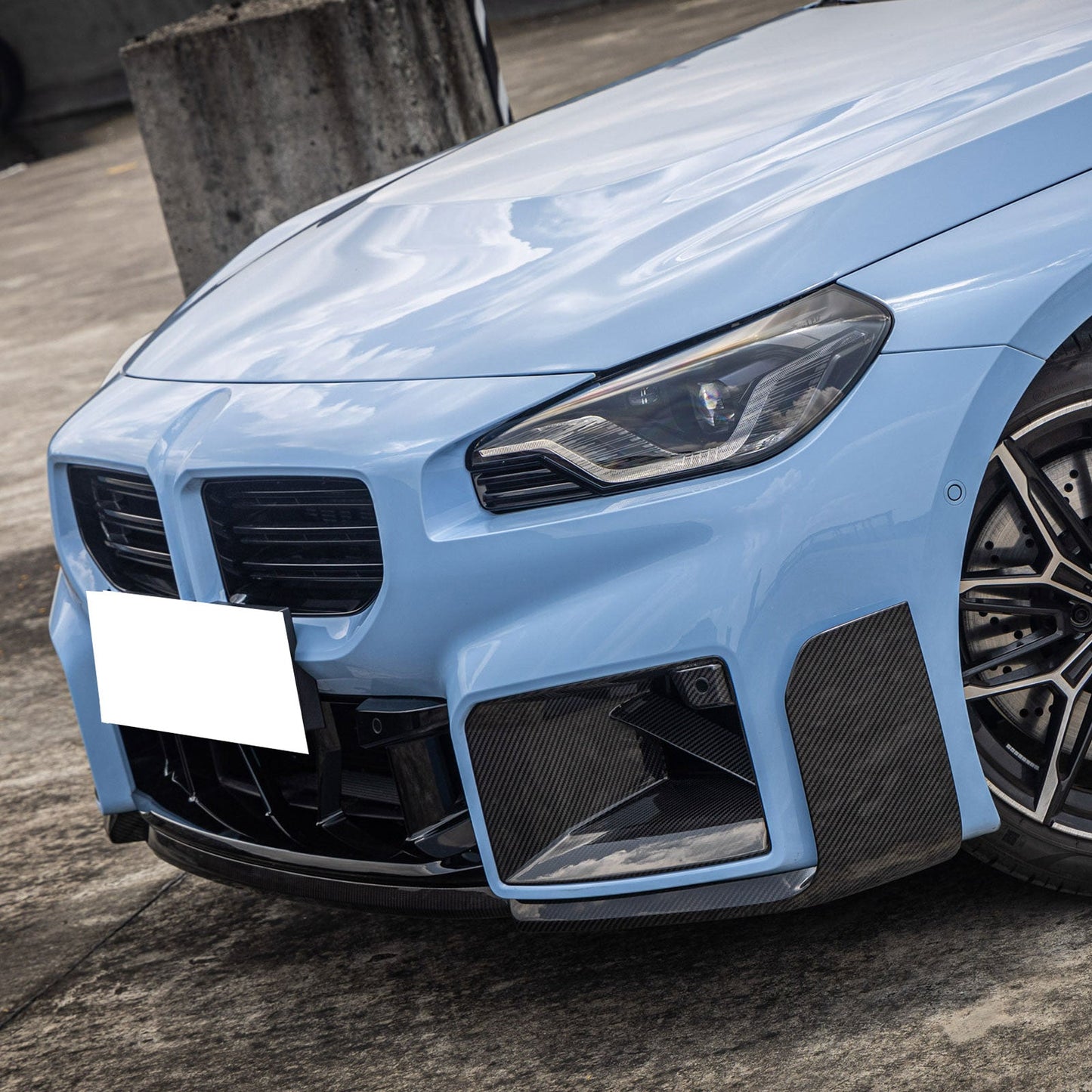 2023-2024 BMW G87 M2 M Performance 3PC Front Bumper Lip