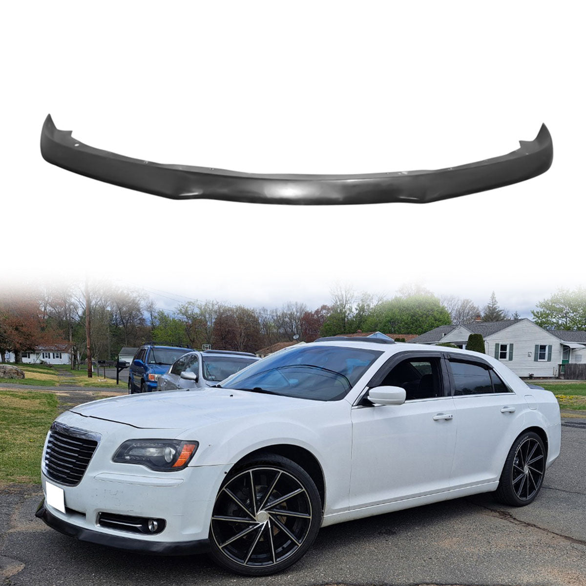 2011-2014 Chrysler 300 IK Style Front Bumper Lip Lower Spoiler - PU