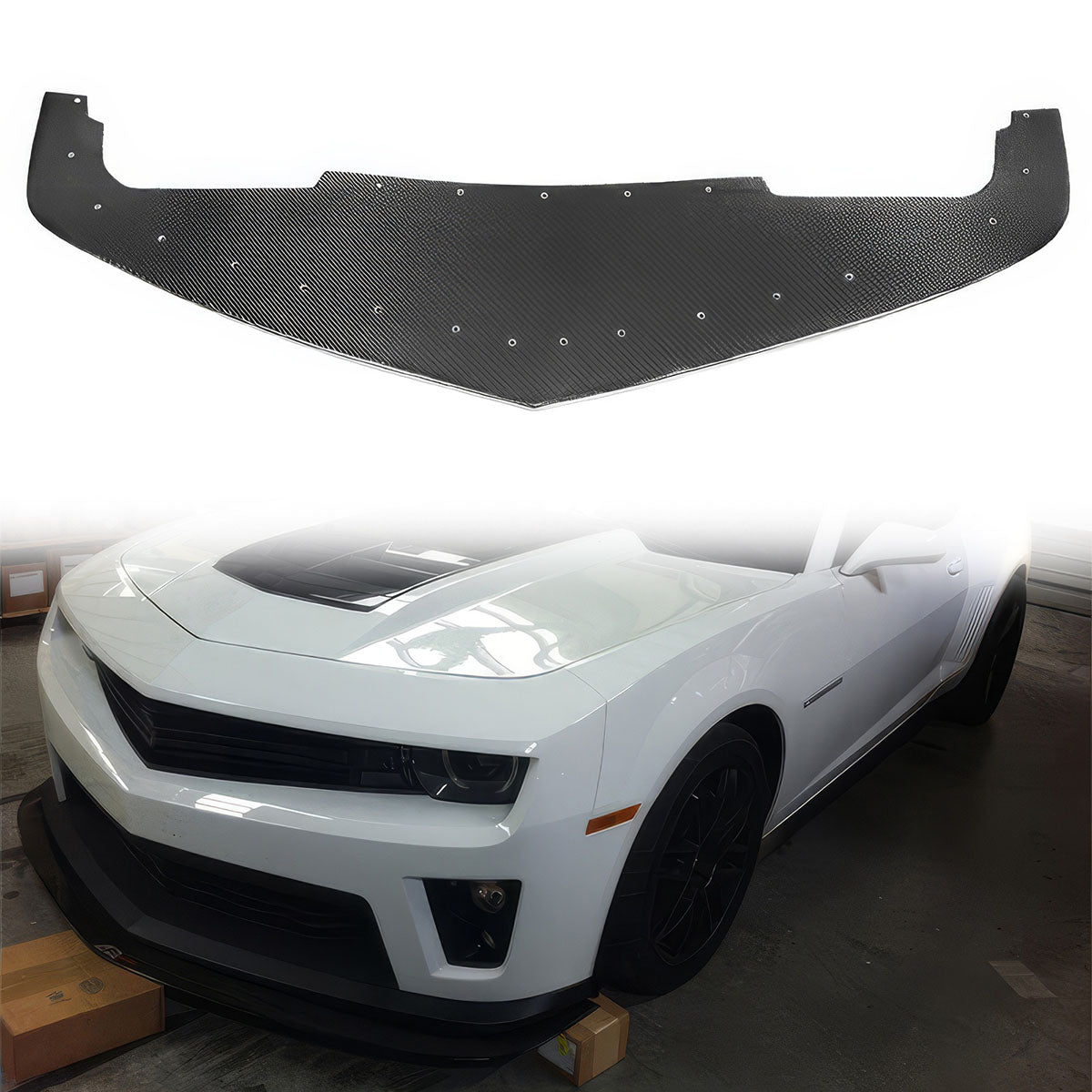 2010-2015 Chevy Camaro ZL1 DS  Style Front Bumper Lip Carbon Fiber CF