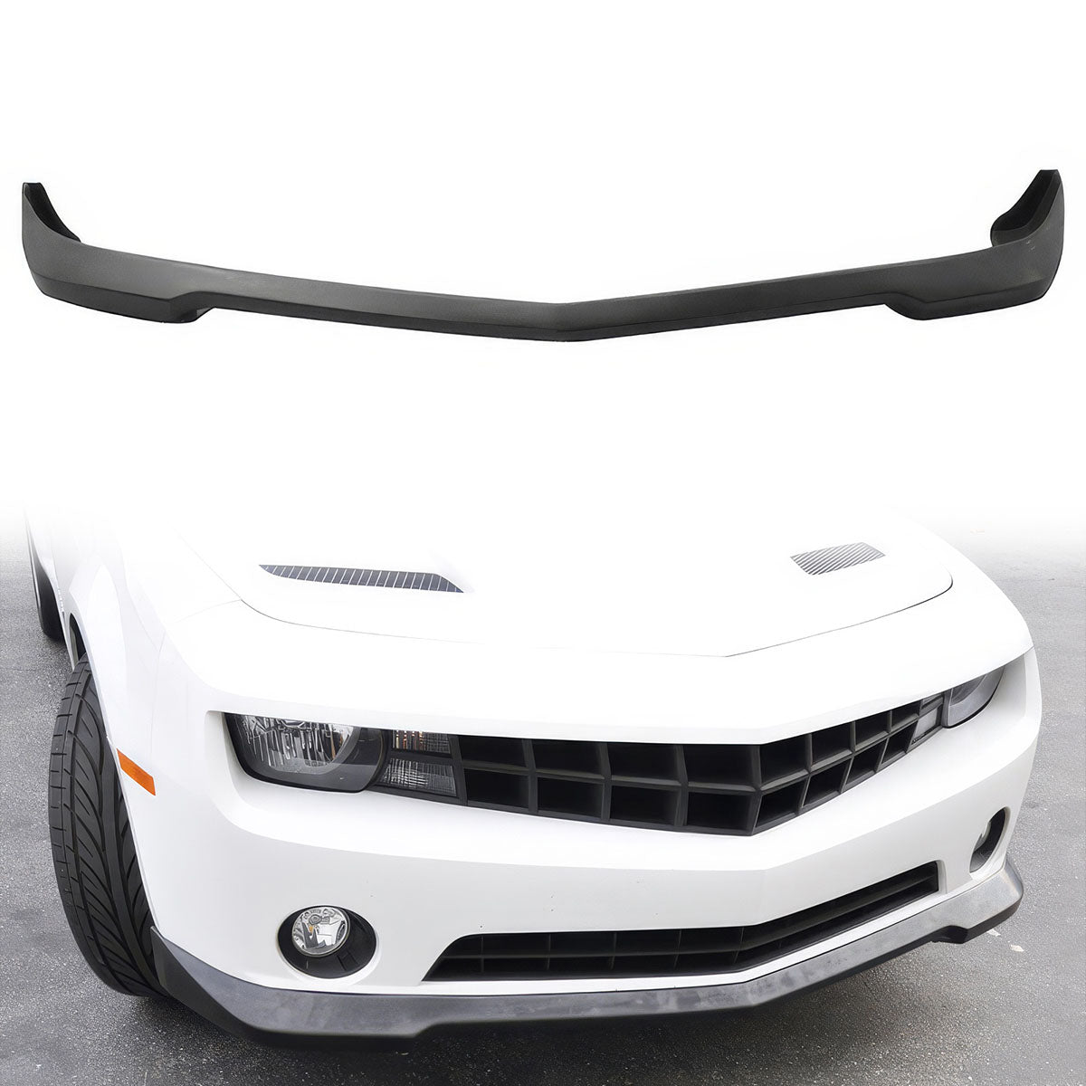 2010-2013 Chevy Camaro 1LT LS LT V6 Only SS Style PU Front Bumper Lip