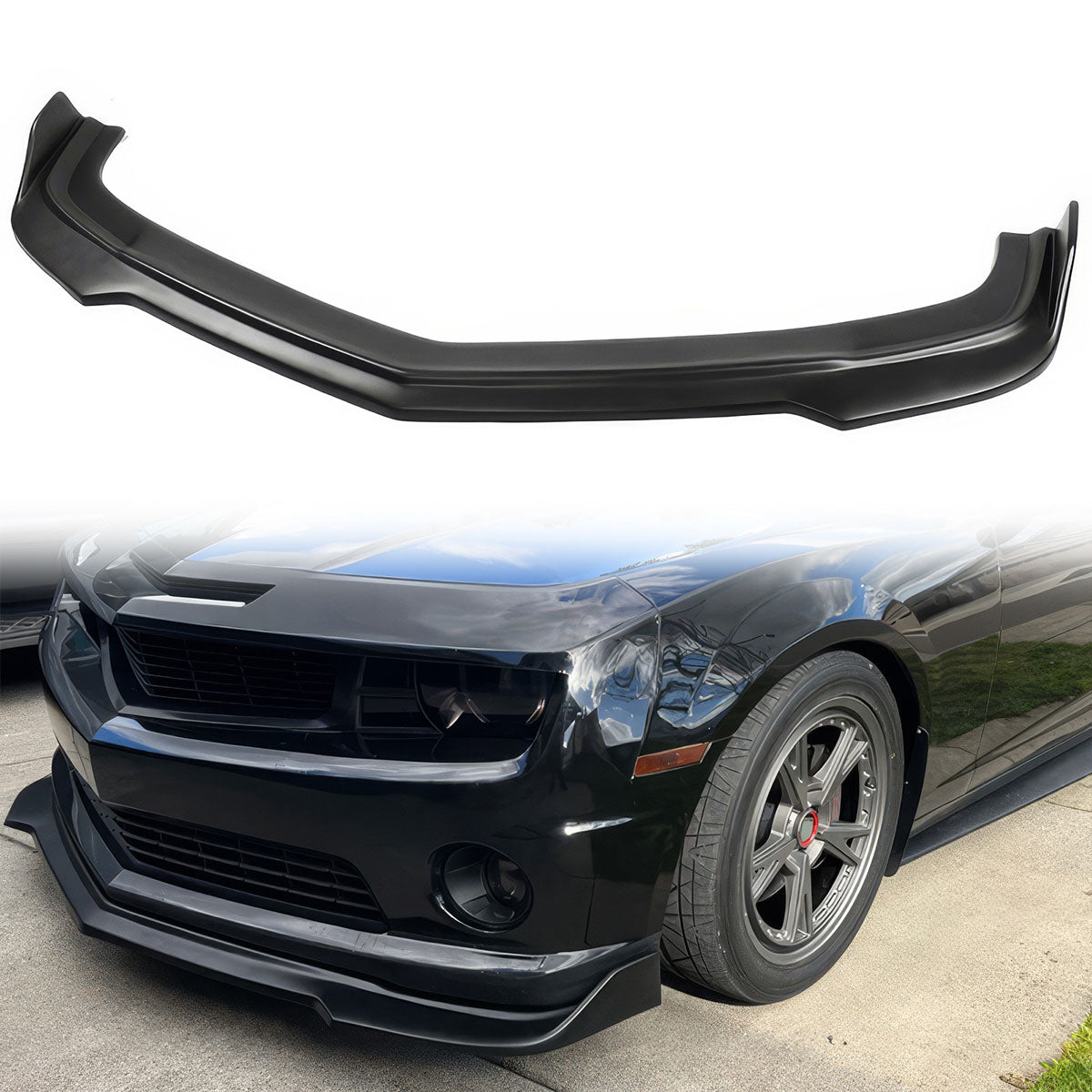 2010-2013 Chevy Camaro V8 SS V2 Style Front Bumper Lip Spoiler PP