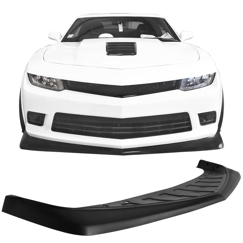 2014-2015 Chevy Camaro Z28 Style Matte Black PP Front Bumper Lip