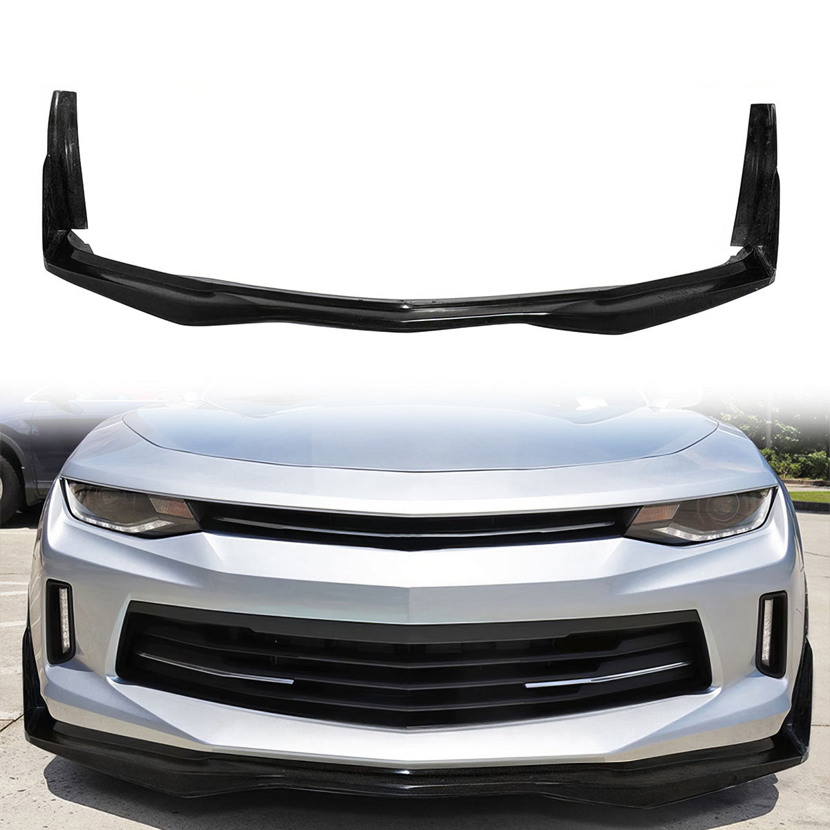 2016-2018 Chevy Camaro V6 IKON Stingray Stage 3 Style Front Bumper Lip