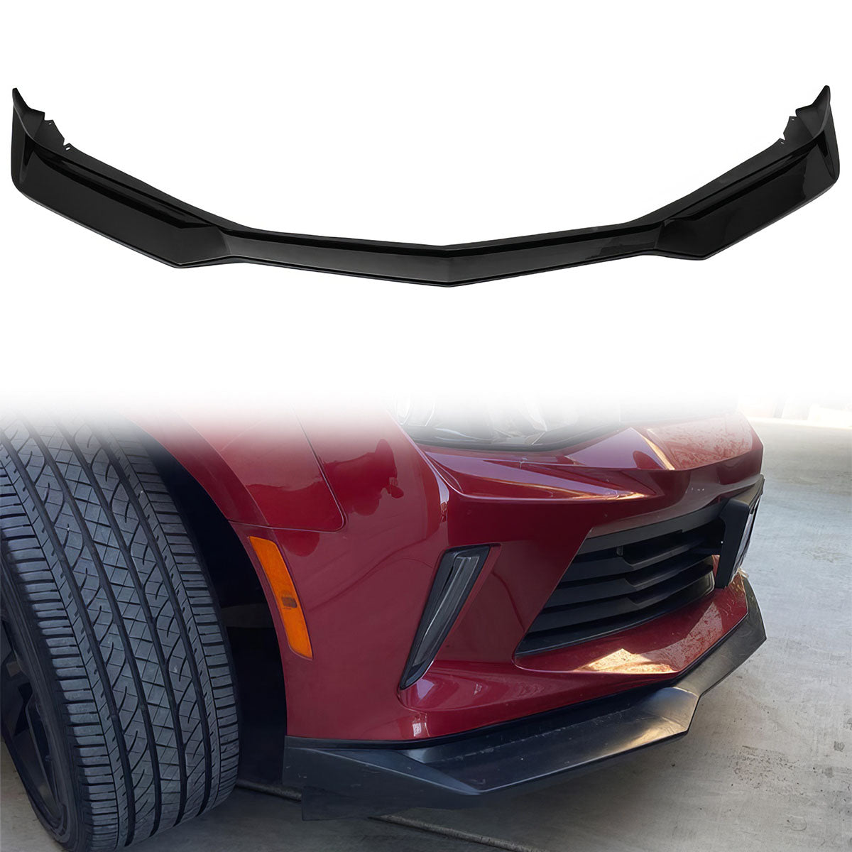 2016-2018 Chevy Camaro ZL1 Style Front Bumper Lip Chin Spoiler PP