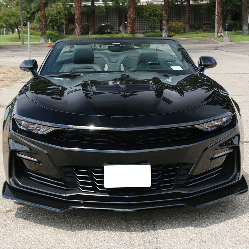 2016-2024 Chevy Camaro Front Lip Spoiler 1LE Style 3PCS ABS