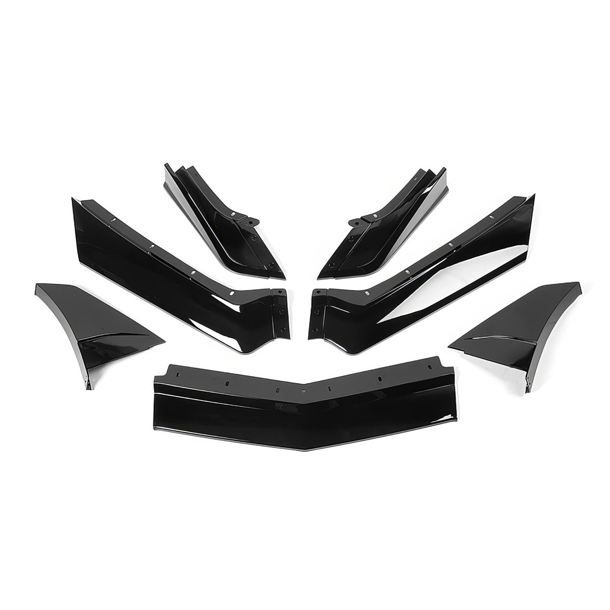 2020-2025 Chevy Corvette C8 ZR1 Style Front Lip Spoiler 7PCS ABS