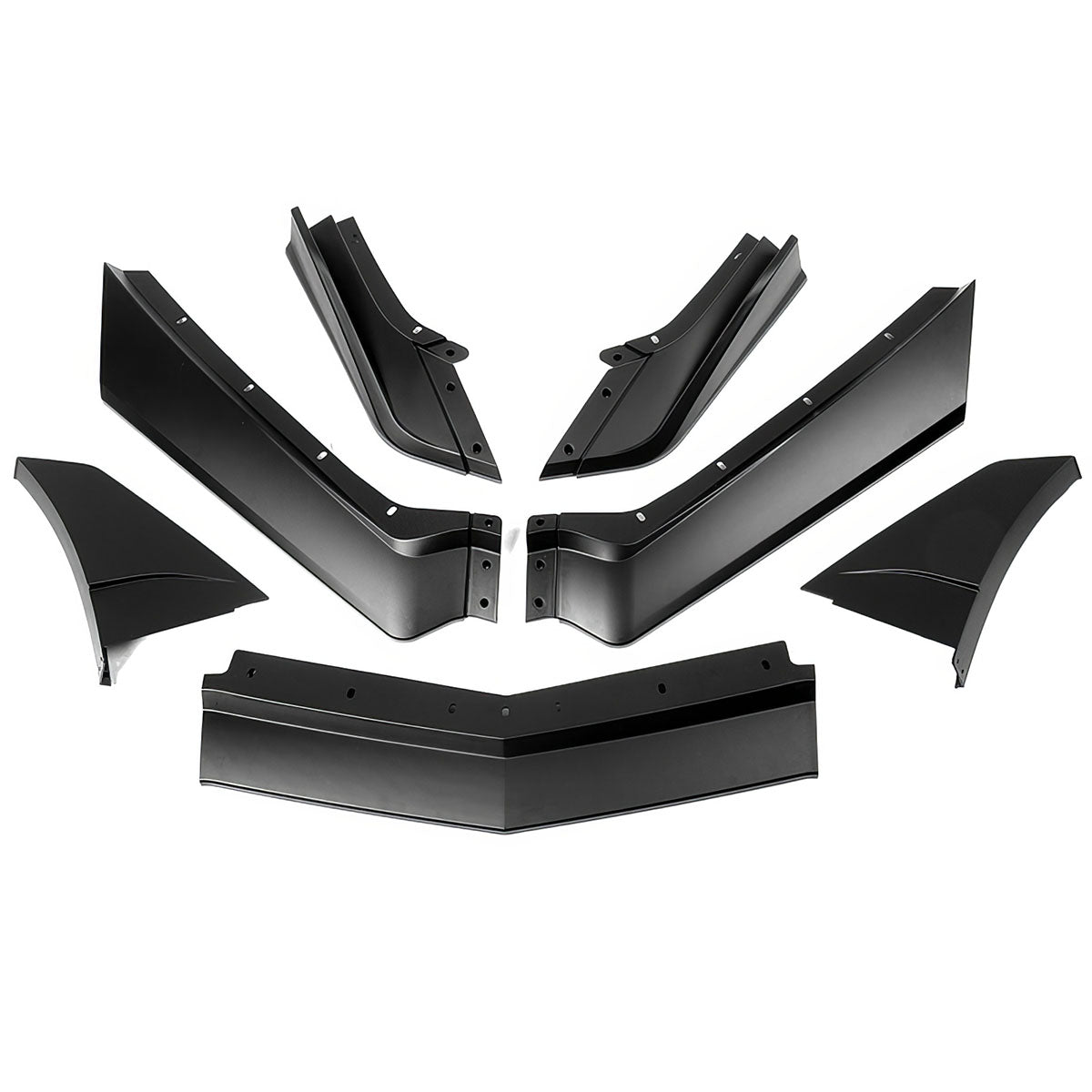 2020-2025 Chevy Corvette C8 ZR1 Style Front Lip Spoiler 7PCS ABS