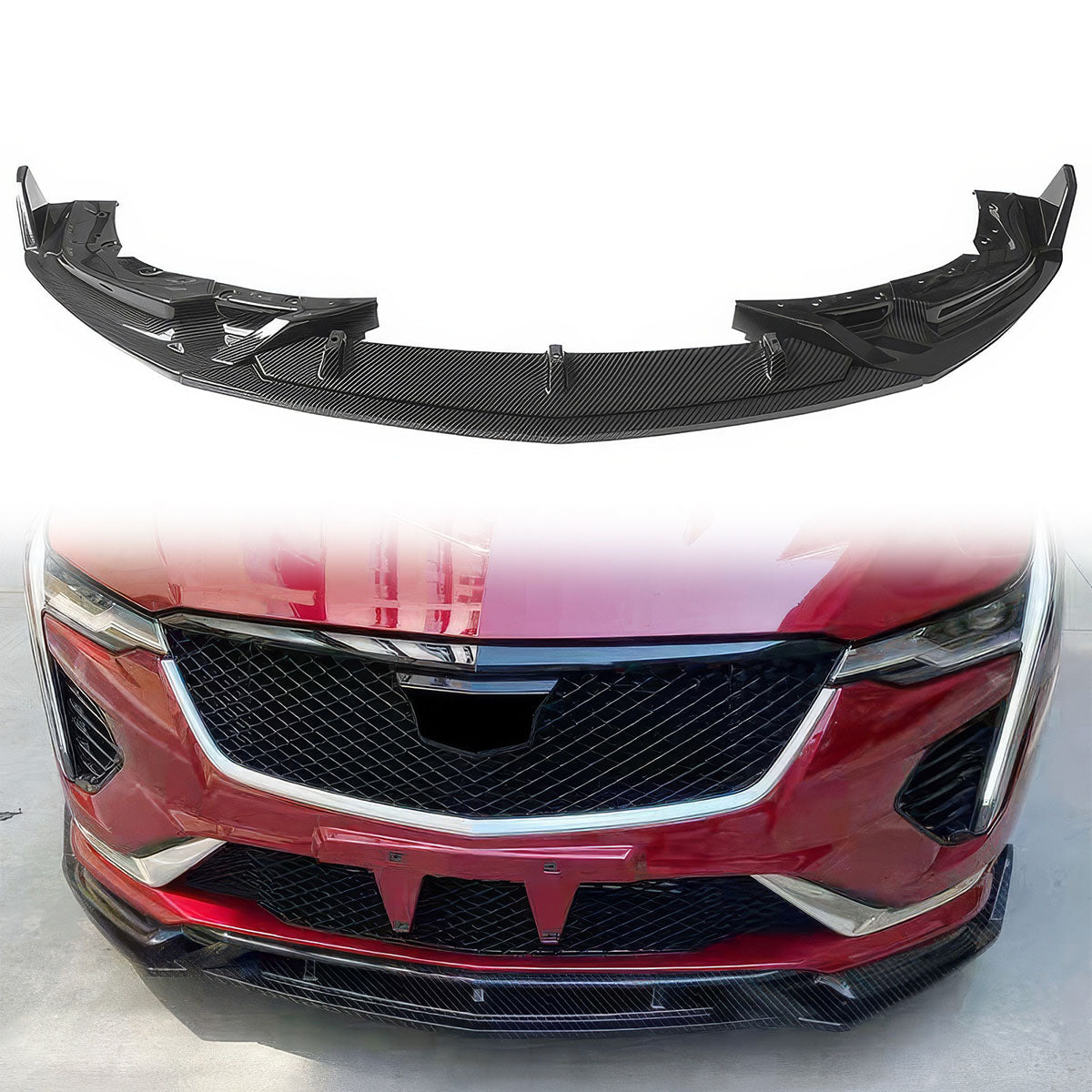 2020-2023 Cadillac CT4 Front Lip Chin Spoiler 3PC PP