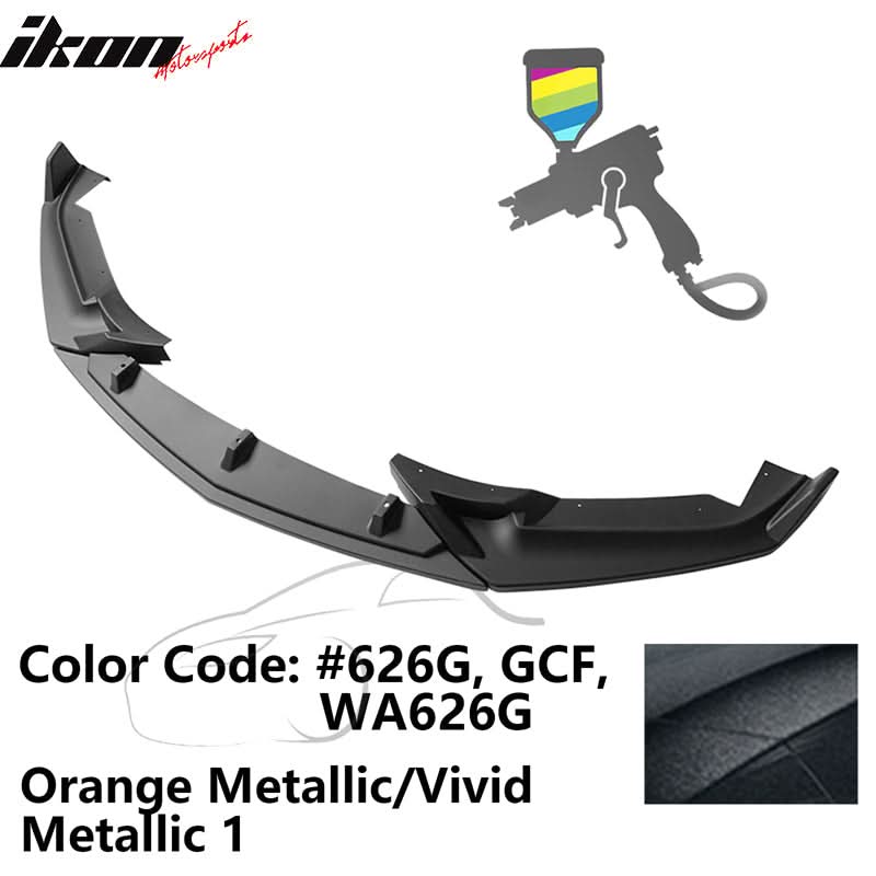 2020-2024 Cadillac CT5 Painted Front Bumper Lip Chin Spoiler 3PC PP