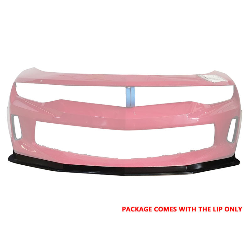 2016-2018 Chevrolet Camaro MDA Style Unpainted Black Front Bumper Lip