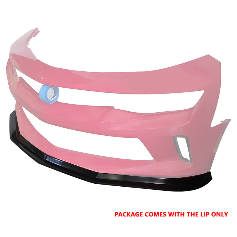 2016-2018 Chevrolet Camaro MDA Style Unpainted Black Front Bumper Lip