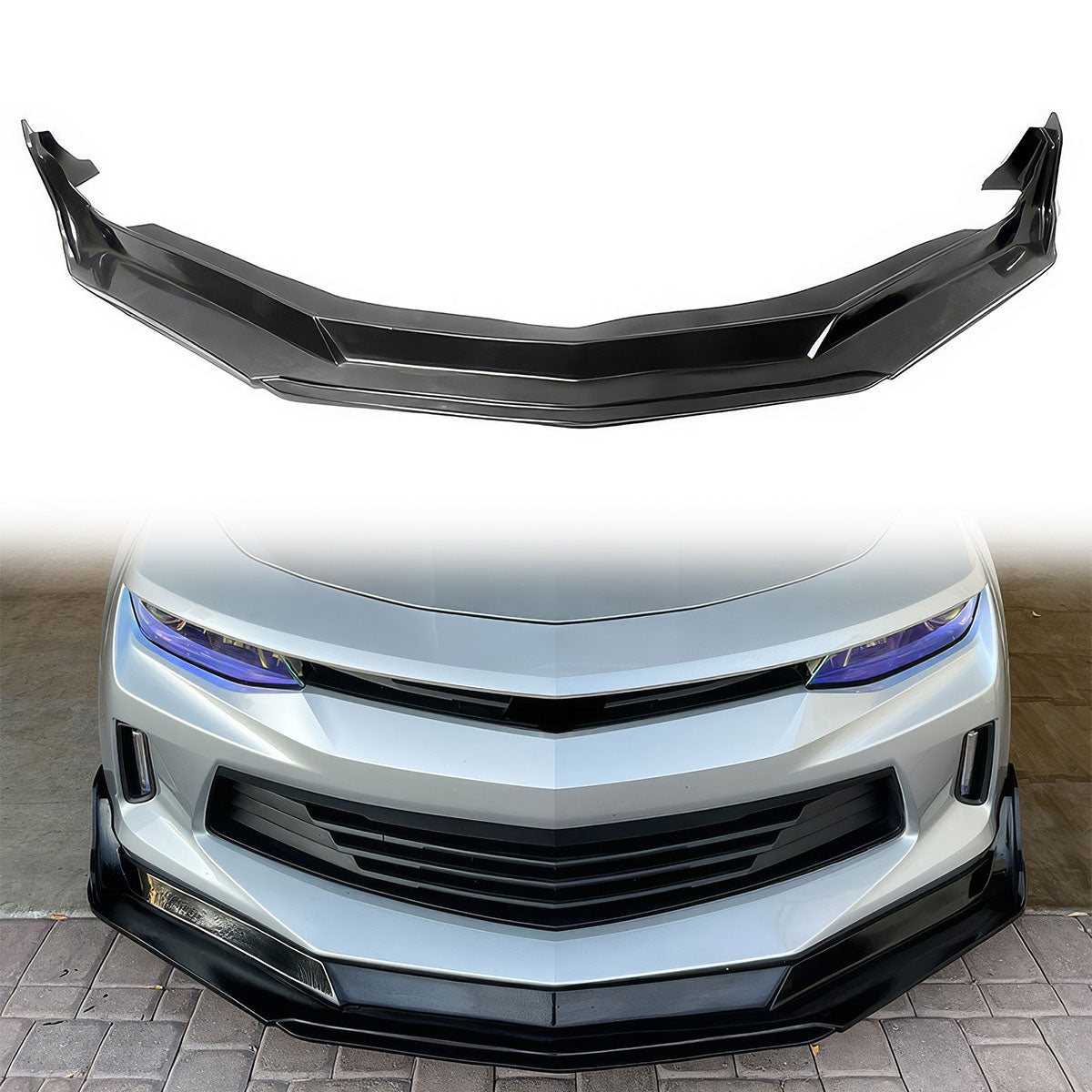 2016-2018 Chevrolet Camaro Xtreme Style Unpainted Front Bumper Lip PU