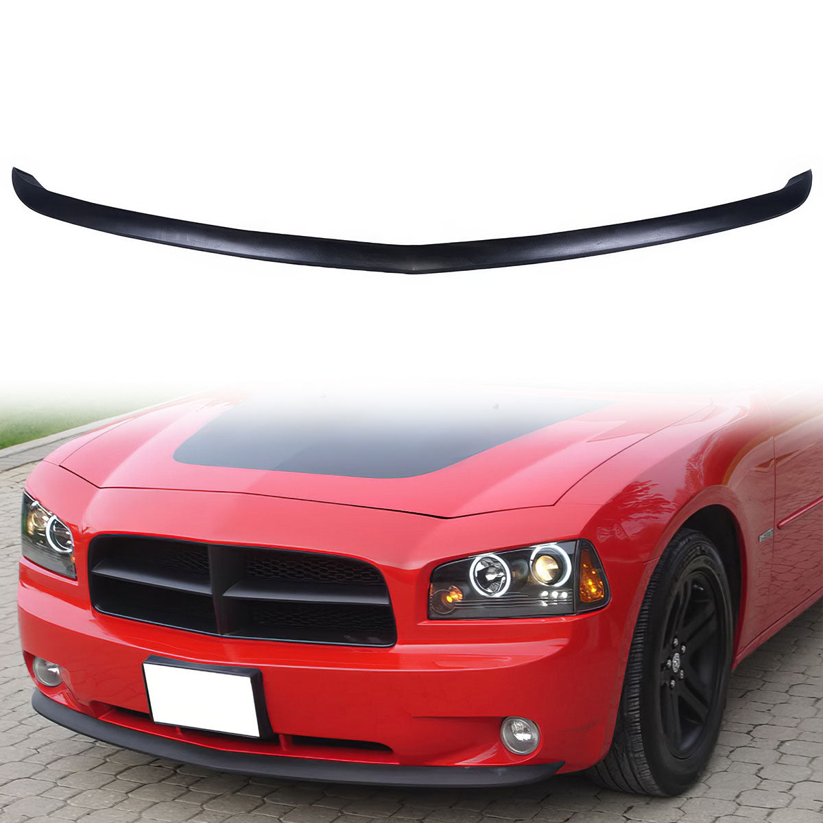 2006-2010 Dodge Charger OE Style Unpainted Front Lip SplitterPU