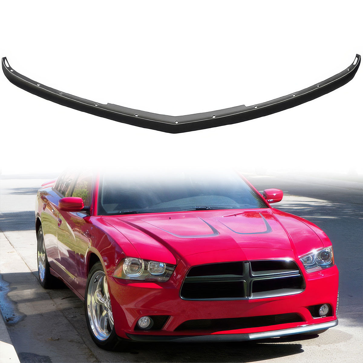 2011-2014 Dodge Charger OE Style Front Bumper Lip PP