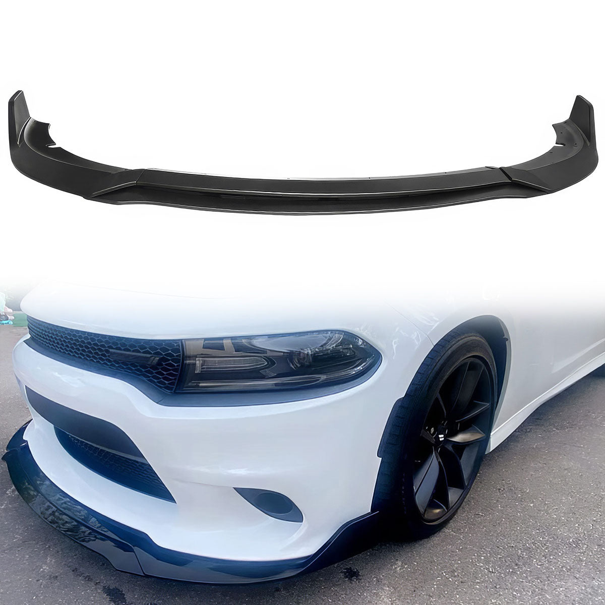2015-2023 Dodge Charger SRT V3 Style Front Bumper Lip 4PCS  ABS