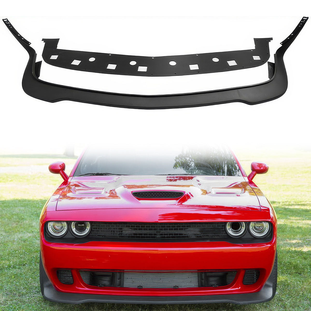 2015-2023 Dodge Challenger Hellcat Front Lip Spoiler Splitter PP