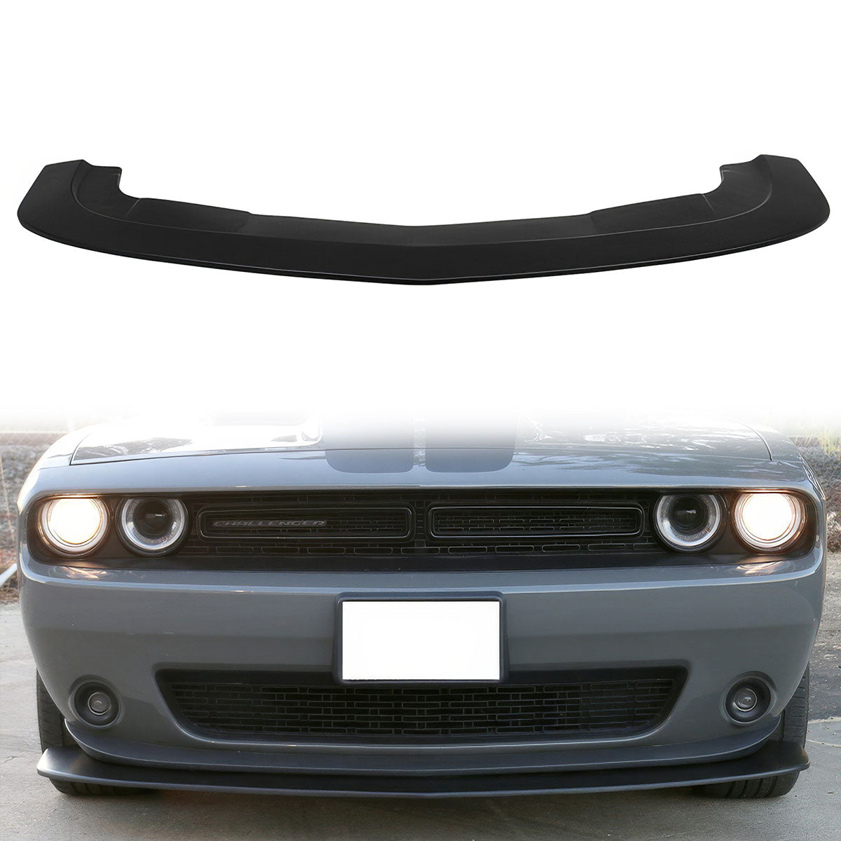 2015-2023 Dodge Challenger SXT Painted Front Bumper Lip Spoiler PP