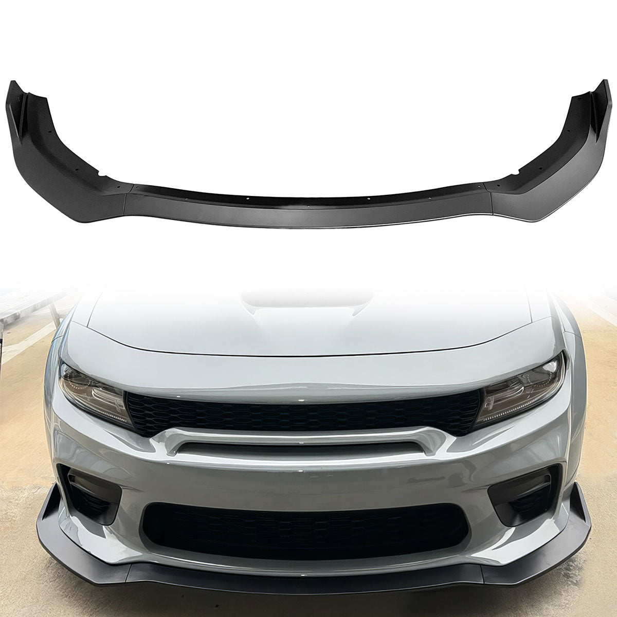 2020-2023 Dodge Charger Widebody IKON V1 Style Front Bumper Lip 3PCS