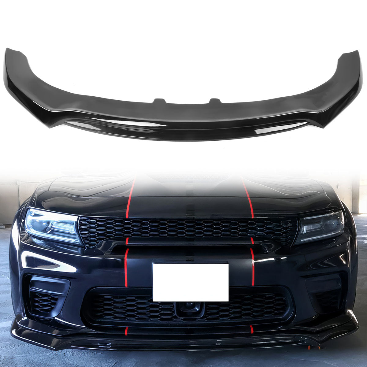 2020-2023 Dodge Charger Widebody V3 PP Front Bumper Lip