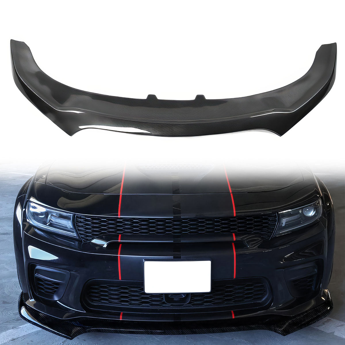 2020-2023 Dodge Charger Widebody V4 Front Lip PP