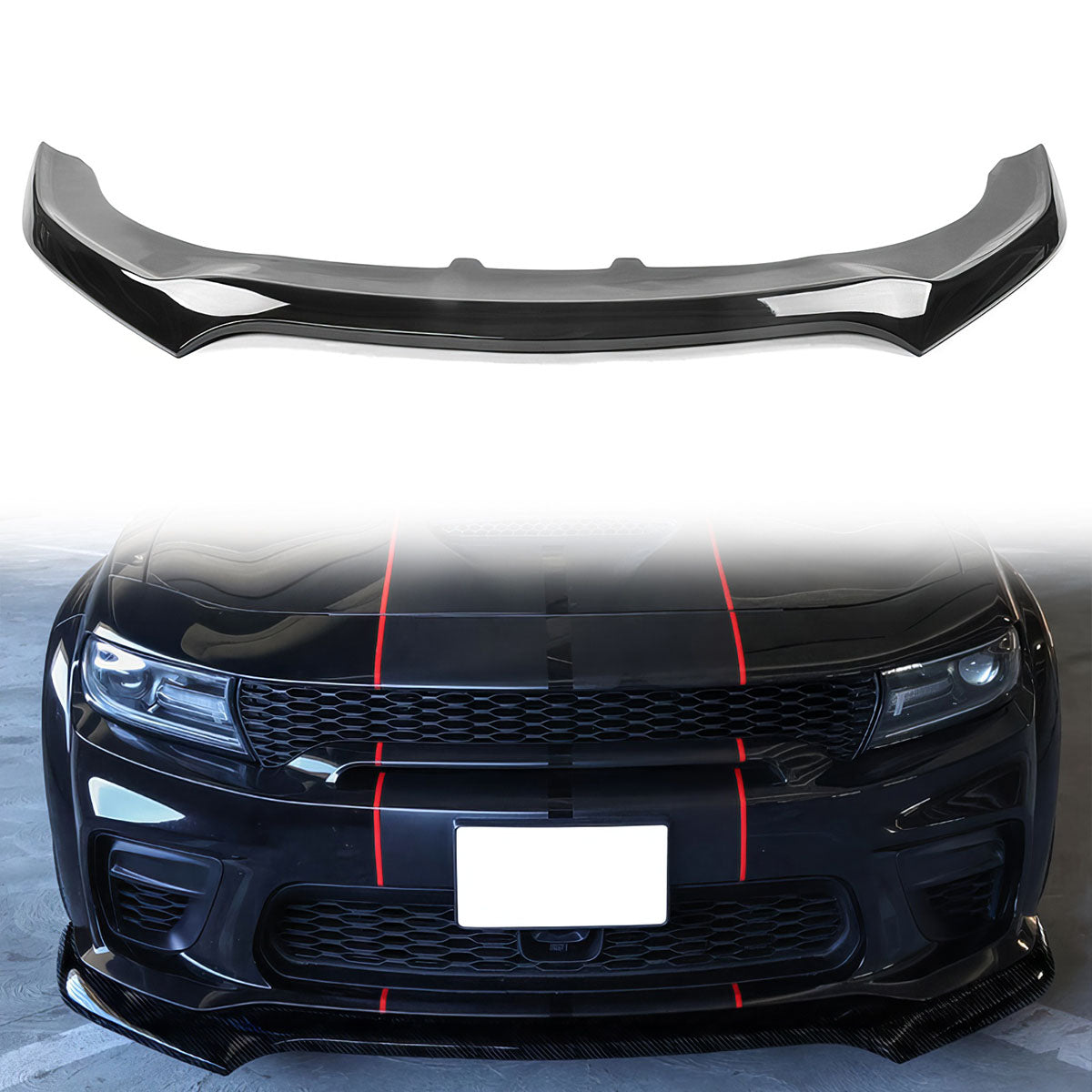 2020-2023 Dodge Charger Widebody V4 Front Lip PP