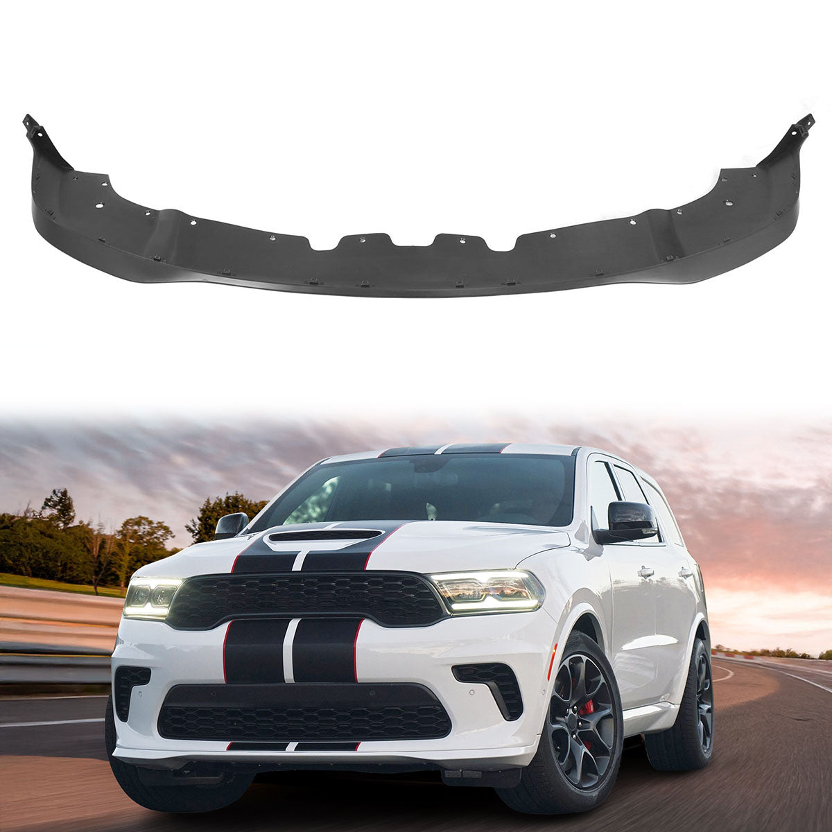 2021-2024 Dodge Durango Front Lip 21+ Hellcat Style PP Splitter