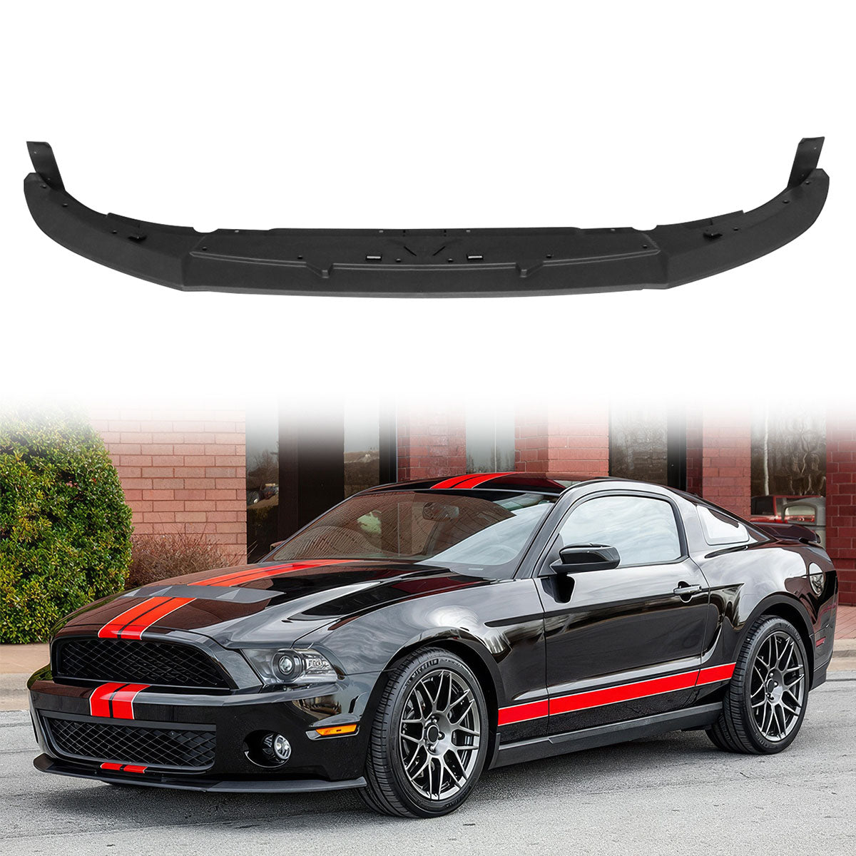 2010-2014 Ford Mustang GT500 Front Lip OE Style PP Splitter