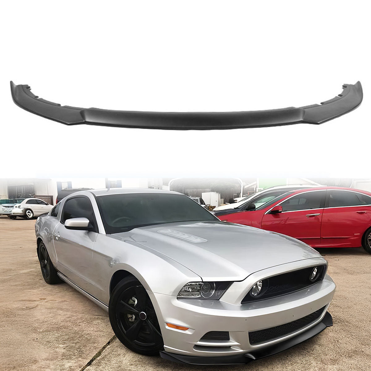2013-2014 Ford Mustang Front Bumper Lip Chin Spoiler Spoiler