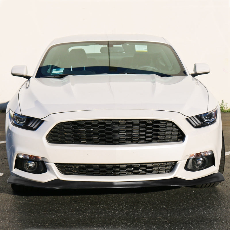 2015-2017 Ford Mustang Shelby GT Style Unpainted Front Lip SplitterPU