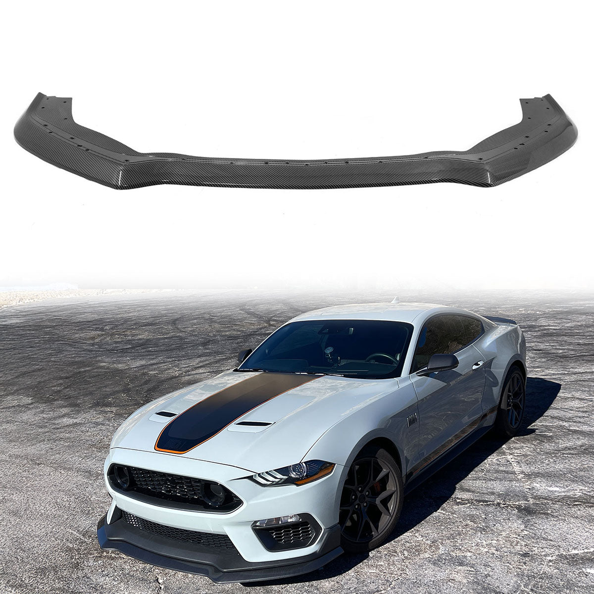 2021-2023 Ford Mustang Mach 1 Front Lip Handling Package Style