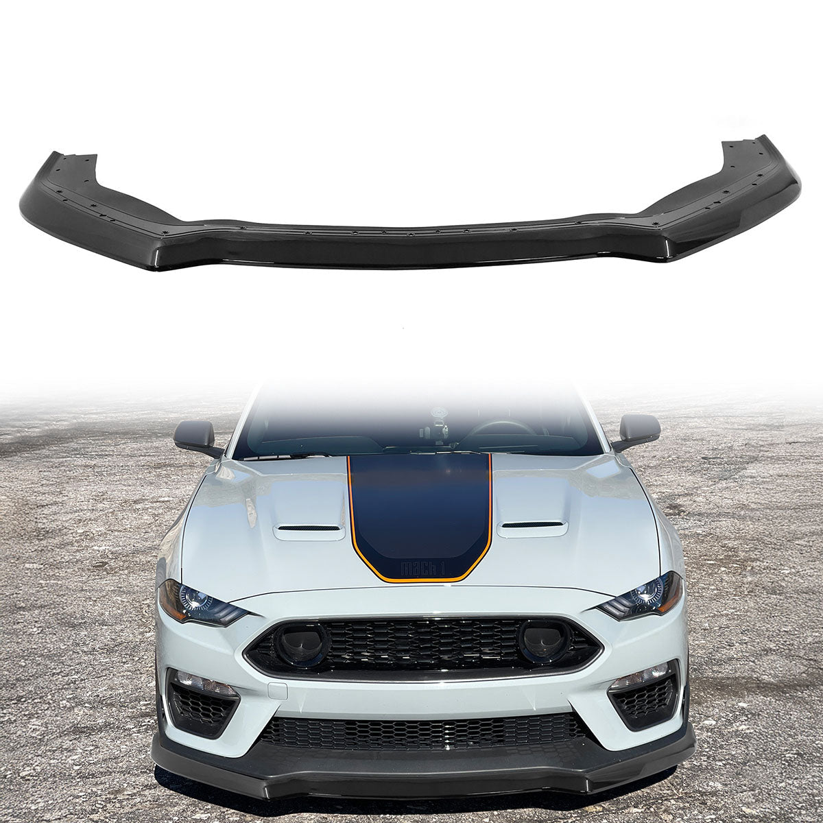 2021-2023 Ford Mustang Mach 1 Front Lip Handling Package Style